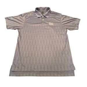 Adidas ClimaCool Mens Size M Ginn Sur Mer Classic Light‎ Purple Golf Polo